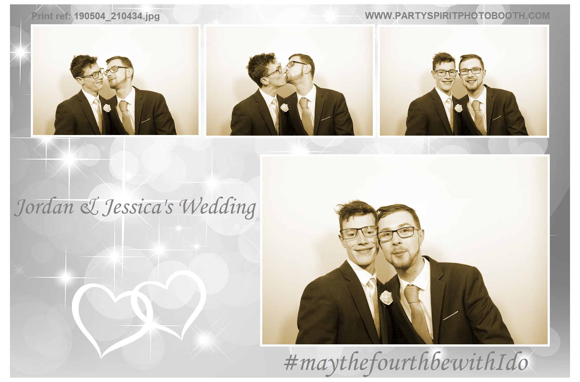 Jordan and Jessica's Wedding | View more photos from the event at gallery.partyspiritphotobooth.com/u/PartySpiritPhotoBooth/Jordan-and-Jessicas-Wedding